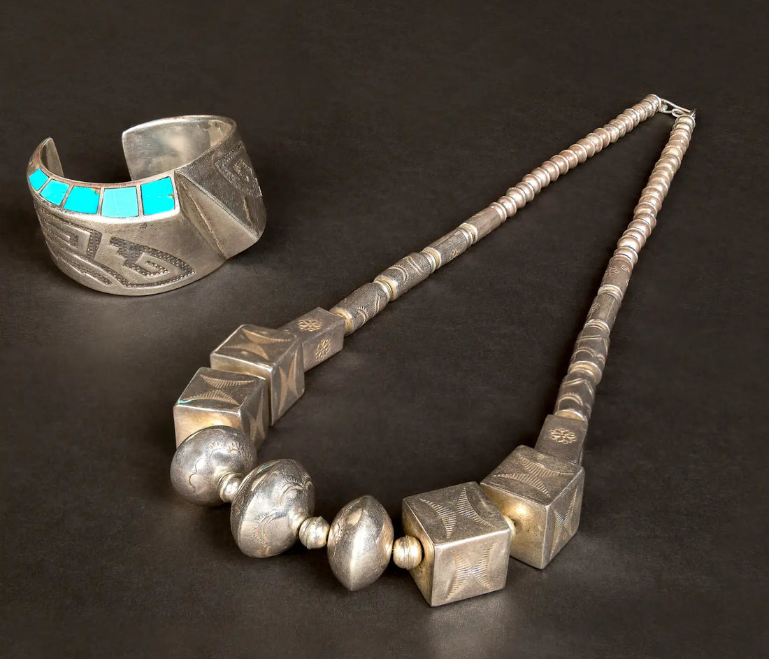 Navajo Desert Pearls Silver Bead Necklaces - The Timeless Beauty