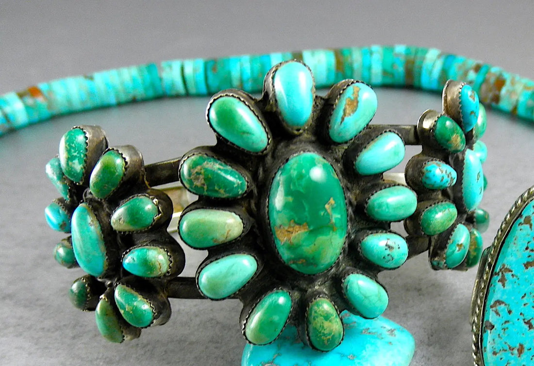 The Allure of Navajo Turquoise Cluster Designs: Exploring Earrings, Bracelets, and Rings