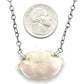 Navajo Dry Creek Turquoise Bar Necklace Sterling Silver S. Skeets