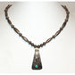 Vintage Navajo Kingman Turquoise Pendant Sterling Navajo Pearls Necklace A Begay