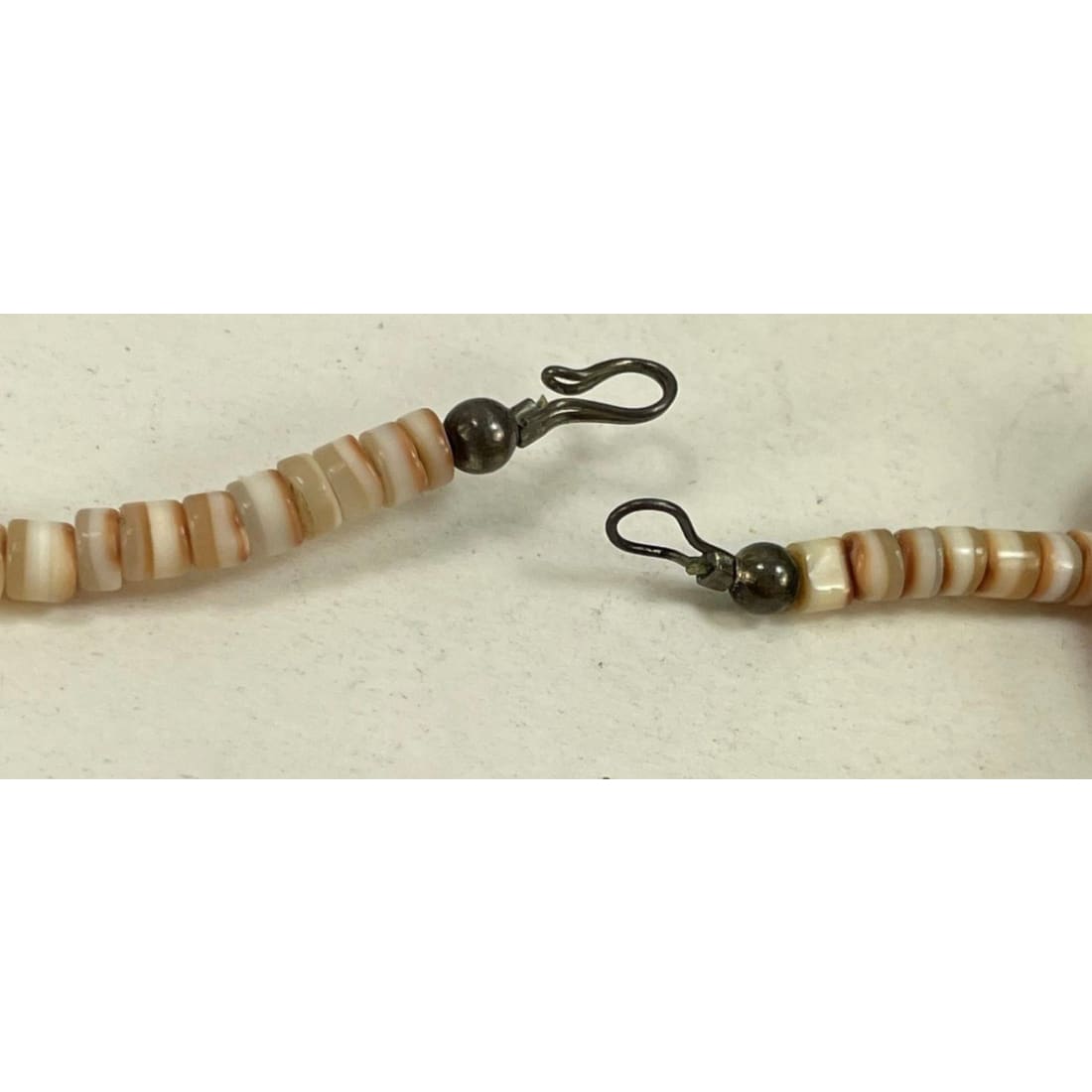 Old Pawn Navajo Turquoise Nugget & Melon Shell Heishi Bead Necklace