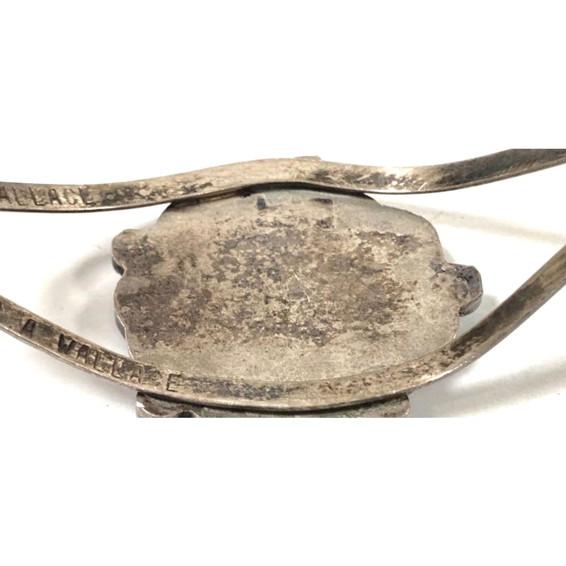 Old Pawn Zuni Inlay Desert Flower Cuff Bracelet Anselm Wallace