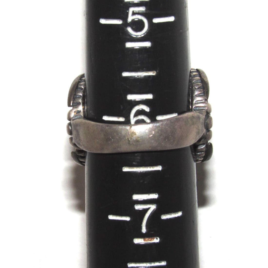 Southwestern Carolyn Pollack Sterling Silver Turquoise Ring Size 6 Relios Signed