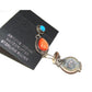 Navajo Turquoise & Orange Spiny Dangle Earrings Sterling Native M. James