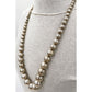Vintage Navajo Pearls Necklace Classic Sterling Silver Beads Old Pawn 110g