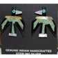 Kewa Santo Domingo Thunderbird Earrings Turquoise Jet D. Crespin