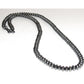 7mm Navajo Pearls Necklace Sterling Silver Saucer Beads Necklace 26"L R Begay