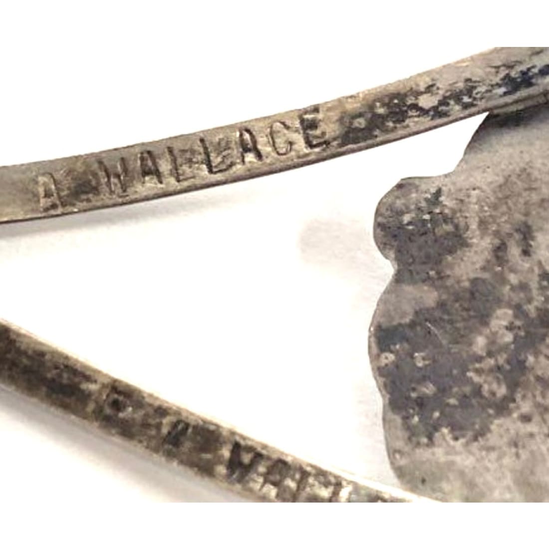 Old Pawn Zuni Inlay Desert Flower Cuff Bracelet Anselm Wallace