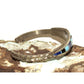Vintage Zuni Inlay Turquosie Lapis MOP Bracelet Sterling Native American D. Panteah