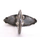 Vintage Zuni Sterling Silver Mother of Pearl Flower Inlay Ring Sz 7.5