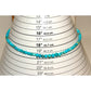 Navajo Blue Royston Turquoise Heishi Bead Necklace