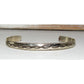 Navajo Sterling Silver Ingot Hand Stamped Stacker Cuff Bracelet Rob Cadman
