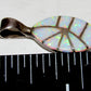Vintage Navajo Opal Inlay Pendant Sterling Silver Signed