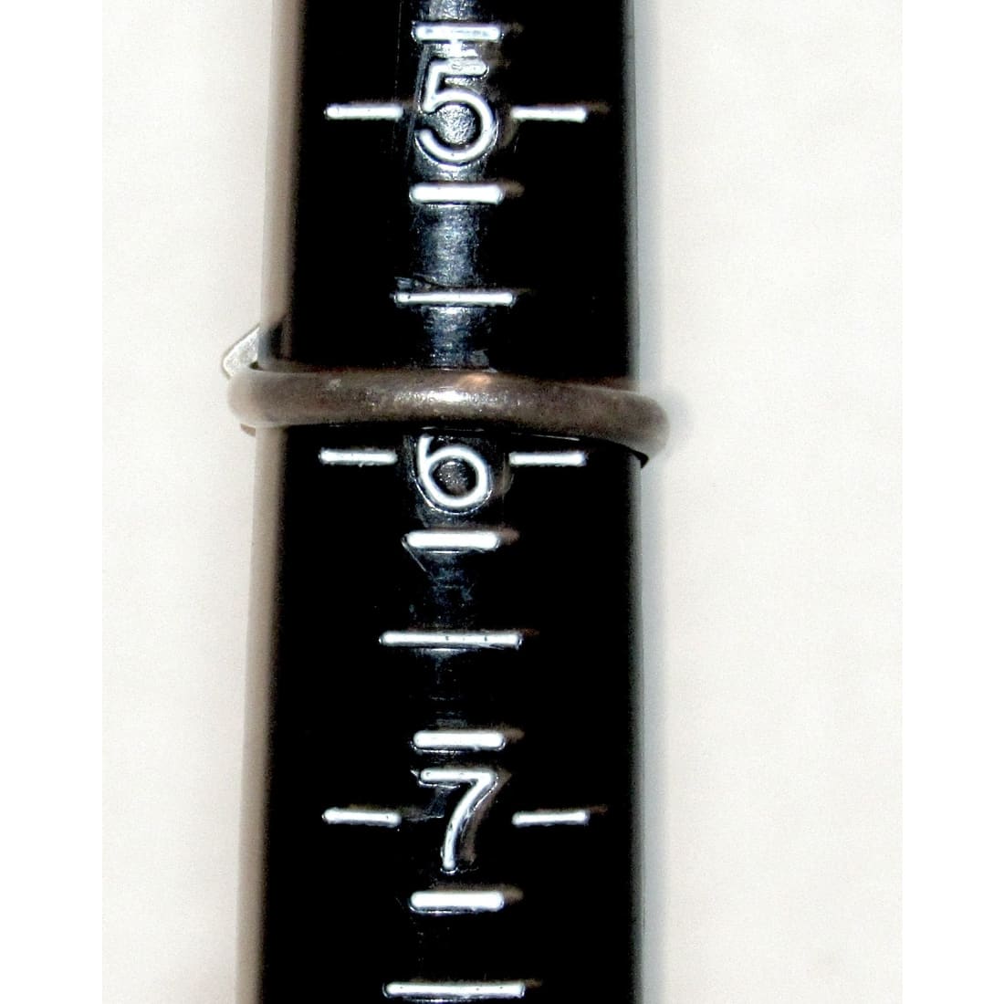 Old Pawn Zuni Turquoise Inlay Bypass Ring Sterling Silver Size 6 Adjustable