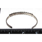 Vintage Zuni Snake Eye Turquoise Cuff Bracelet Ingot Sterling Old Pawn Stacker