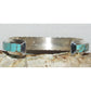 Navajo Number 8 Turquoise Inlay Cuff Bracelet Steve Francisco
