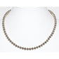 Handmade Navajo Pearls Necklace Sterling Silver 6mm Saucer Beads 16"L G Benally