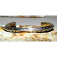 Old Pawn Navajo Carinated Ingot Cuff Bracelet Sterling Silver Native American