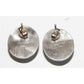 Navajo Golden Hills Turquoise Post Earrings Sterling Silver Tim Yazzie