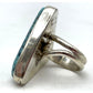 Navajo Ithaca Peak Turquoise Ring Adjustable Size Sterling Silver Adam Fierro