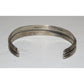 Old Pawn Navajo Carinated Stacker Cuff Bracelet Ingot Sterling Silver Vintage