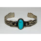 Navajo Royston Turquoise Stacker Cuff Bracelet Sterling Silver Martha Cayatineto