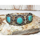 Navajo Royston Turquoise Sterling Cuff Bracelet Native American J Begay