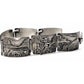 Vintage Navajo Sterling Silver Storyteller Panel Bracelet J. Livingston Signed