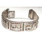Vintage Southwestern Peruvian Sterling Silver Filigree Link Bracelet