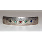San Ildelfonso Sterling Hair Barrette Gemstones Native American G. Trujillo