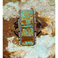 Navajo Number 8 Turquoise Inlay Ring Sz 8 Sterling Silver Steve Francisco