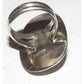 Vintage Navajo Turquoise Ring Size 7 Sterling Silver Shadowbox Design