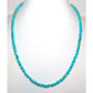 Navajo Blue Royston Turquoise Heishi Bead Necklace