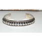 Navajo Sterling Silver Cuff Bracelet Tom Charley Native American Stacker