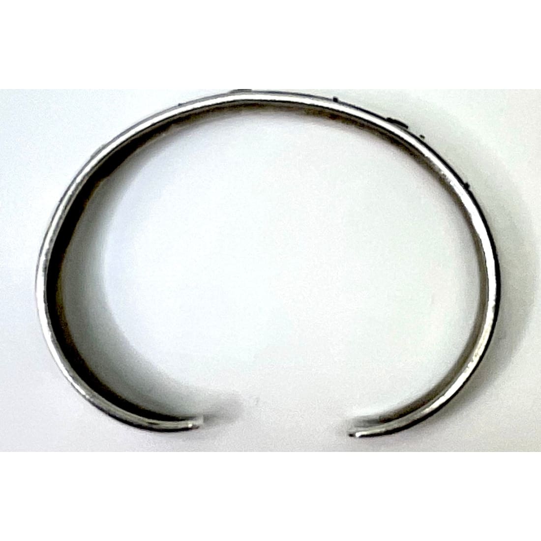 Vintage Navajo Tommy Singer Sterling Silver Stacker Cuff Bracelet