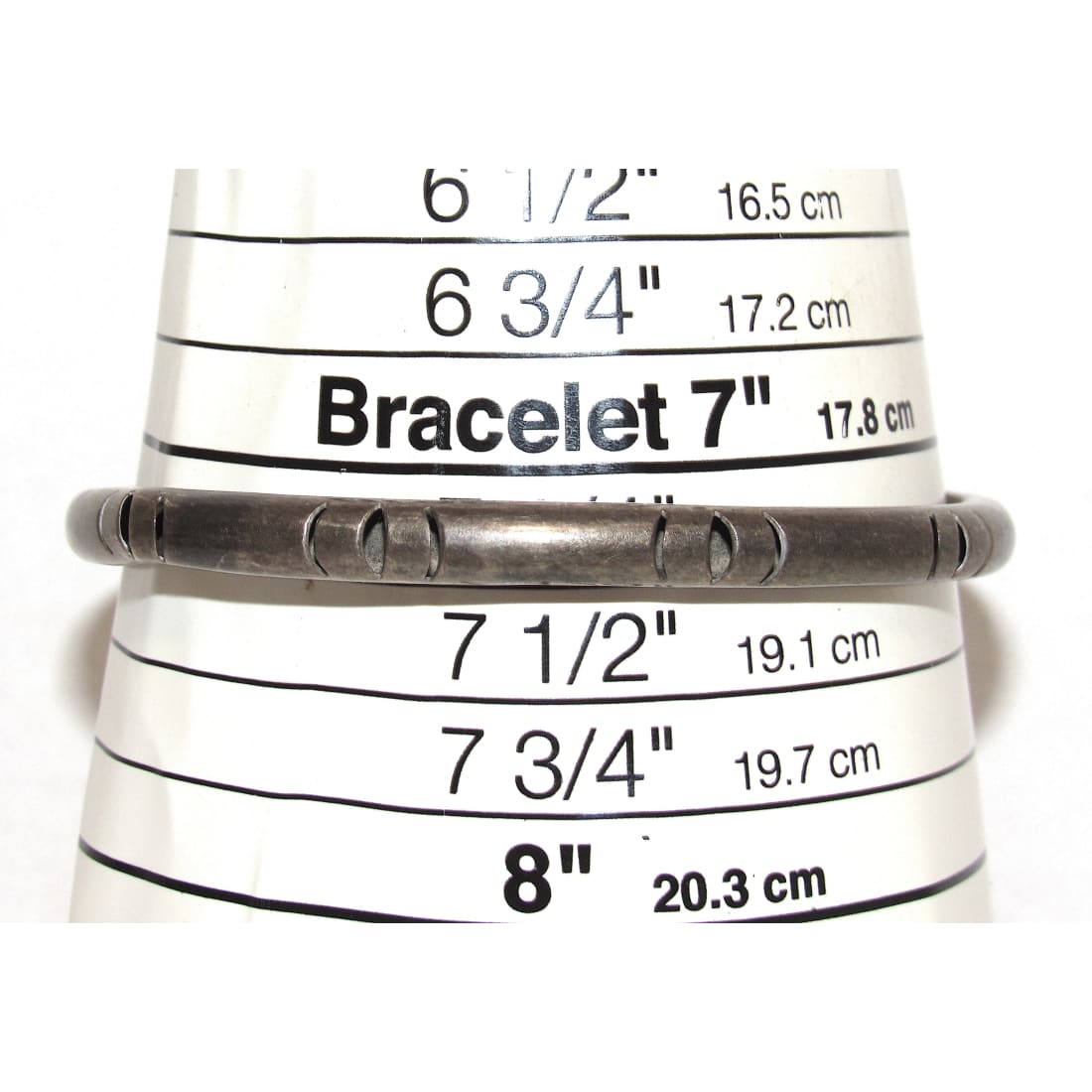 Vintage Taxco Mexico Silver Bangle Bracelet