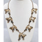 Vintage Navajo Kokopelli Squash Blossom Necklace Sterling Silver