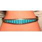 Zuni Turquoise Bracelet Inlay Sterling Native American Signed Stacker