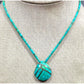 Old Pawn Santo Domingo Turquoise Heishi Necklace