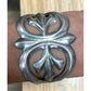 Early Navajo Sterling Silver Sand Cast Cuff Bracelet Vintage