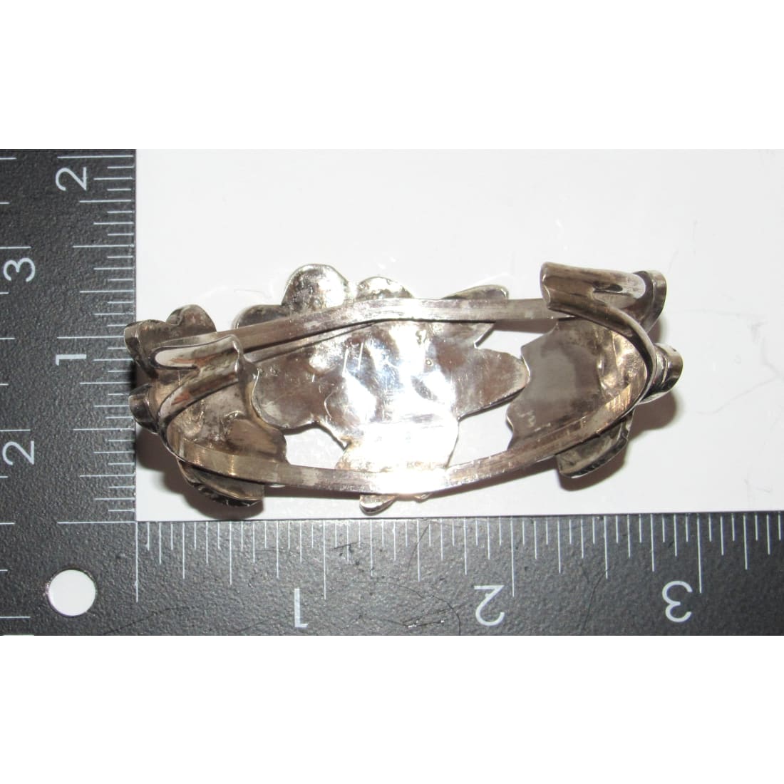 Vintage Zuni Inlay Hummingbird Cuff Bracelet Sterling Silver Jet Turquoise Shell