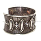 Vintage Navajo Statement Cuff Bracelet Mark Yazzie 53G Sterling Silver Signed