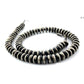 Vintage Handmade Navajo Pearls Necklace Sterling Silver Saucer Beads Choker
