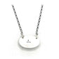Navajo Blue Royston Turquoise Bar Necklace Sterling Silver A. Martinez