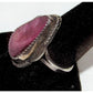 Navajo Purple Spiny Ring Size 8 Sterling Silver Native American Signed