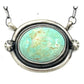 Navajo Dry Creek Turquoise Bar Necklace Sterling Silver S. Skeets