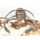 Vintage Zuni Inlay Blue Jay Cuff Bracelet Sammy & Esther Guardian Sterling Silver