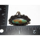 Navajo Royston Turquoise Statement Ring Sz 7 Sterling Silver Signed