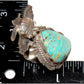 Navajo Butterfly Kachina Ring Sz 9 Royston Turquoise Sterling Bennie Ration Signed