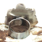 Massive Navajo Golden Hills Turquoise Cluster Ring Sz 8 Adjustable A. Martinez